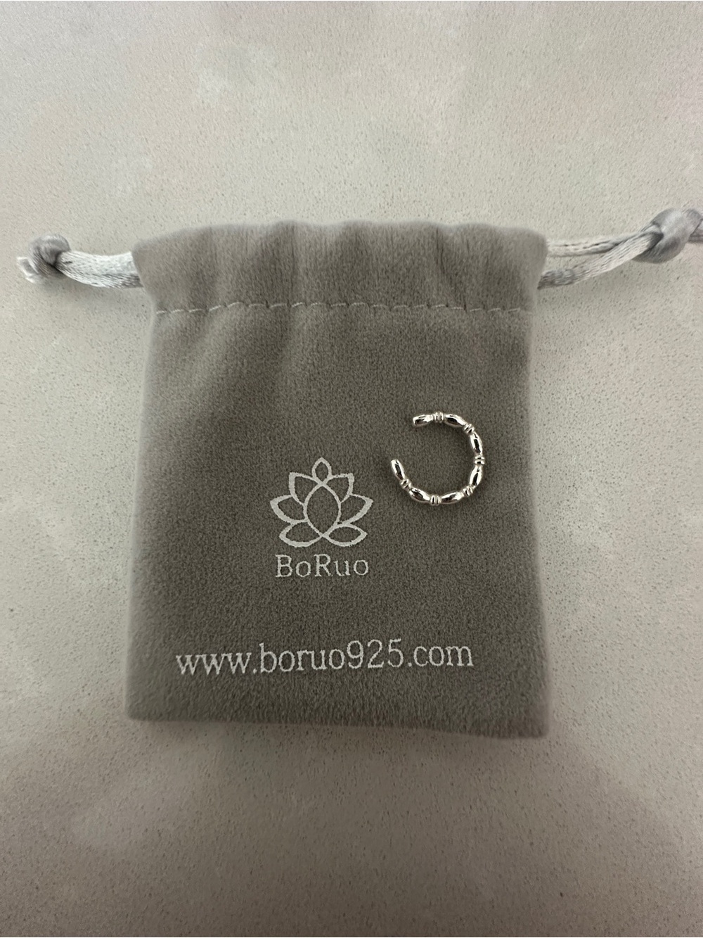New Cute Sterling Silver Ear Cuff